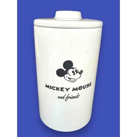 Disney Classic Mickey Mouse Cookie Jar Food Kitchen Canister Vintage Style New - Picture 3 of 6